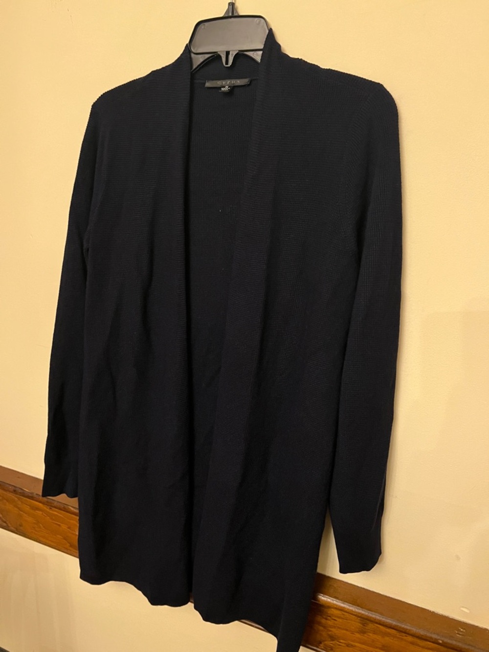 Cyrus Women’s  Black Open-Front Cardigan